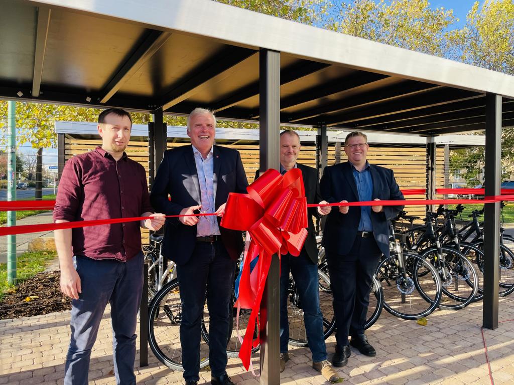 577 neue Fahrradabstellplätze