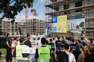Bild vom Richtfest Auenkamp