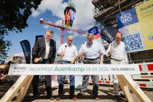 Bild vom Richtfest Auenkamp
